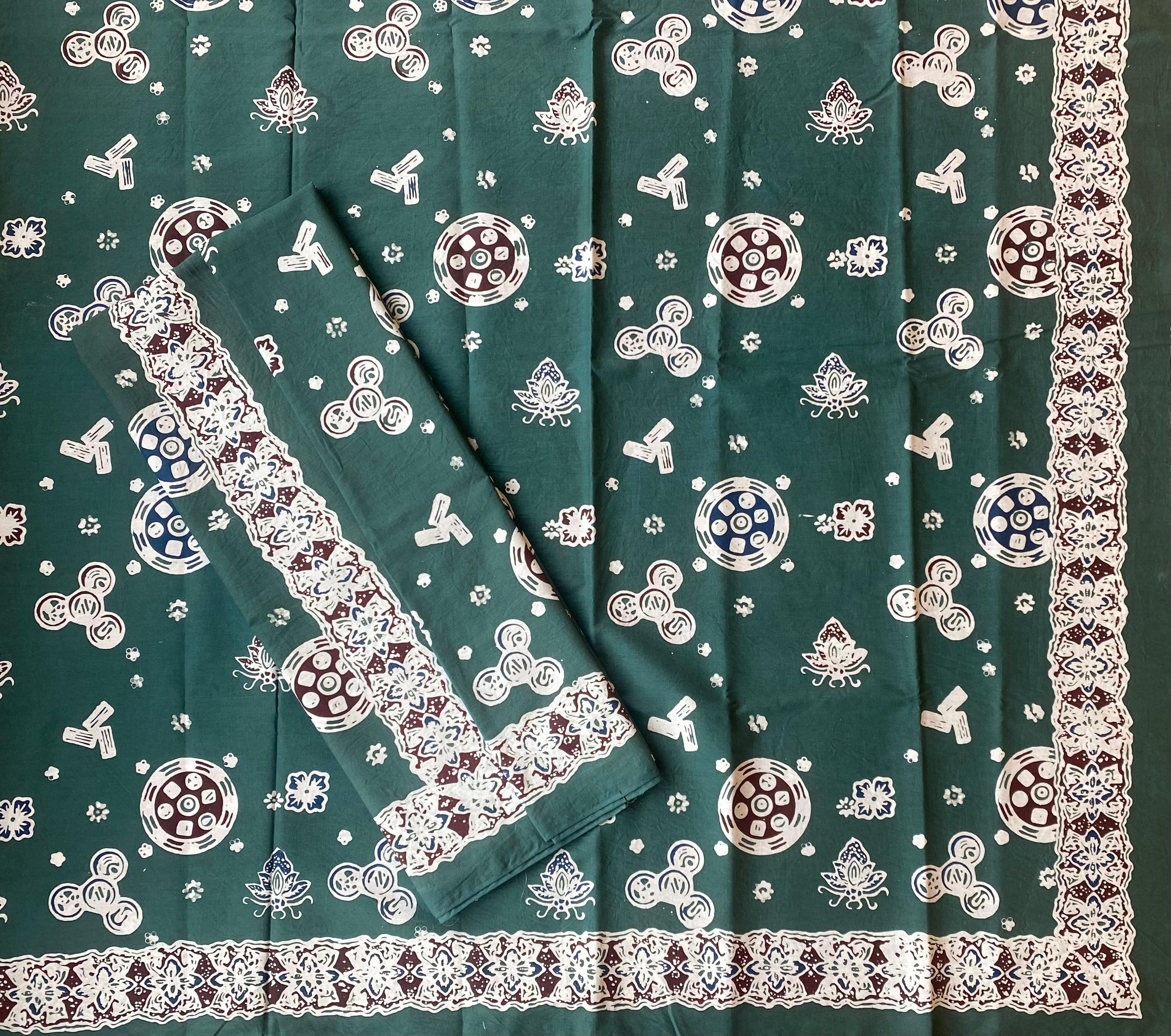 Batik Motif Warna Hijau
