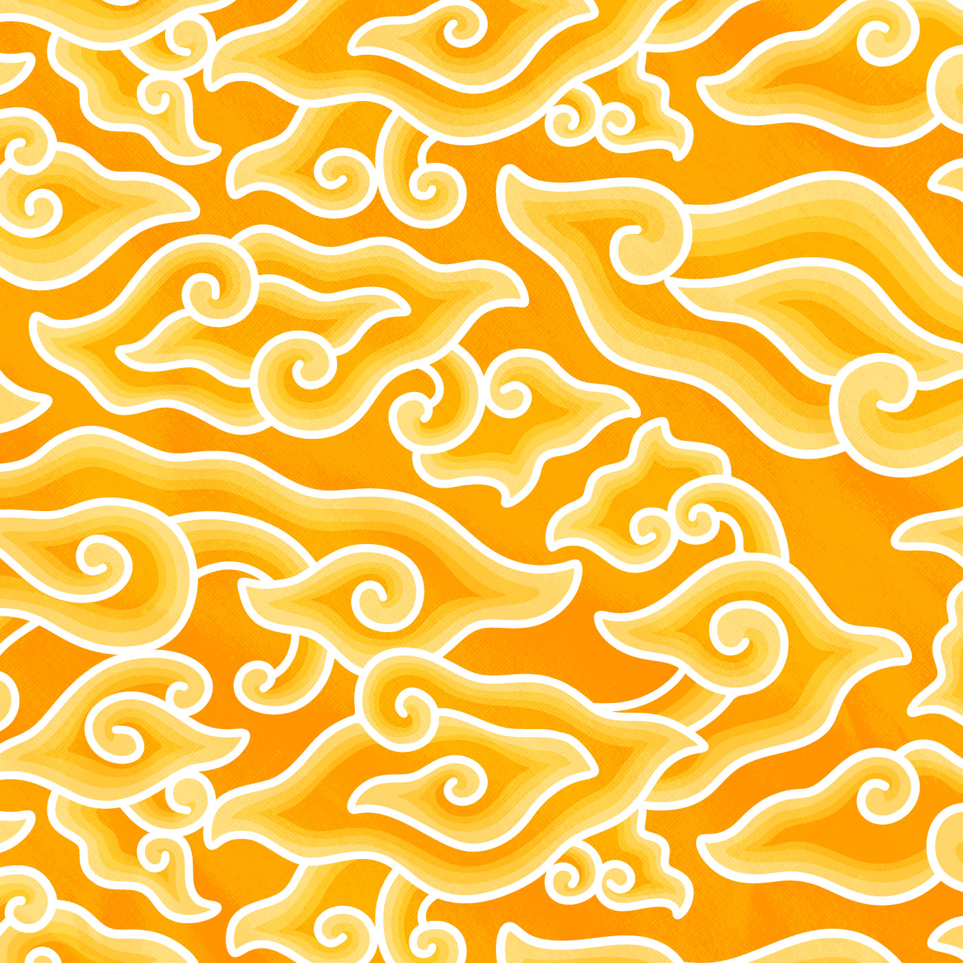 Batik Motif Bunga Warna Kuning